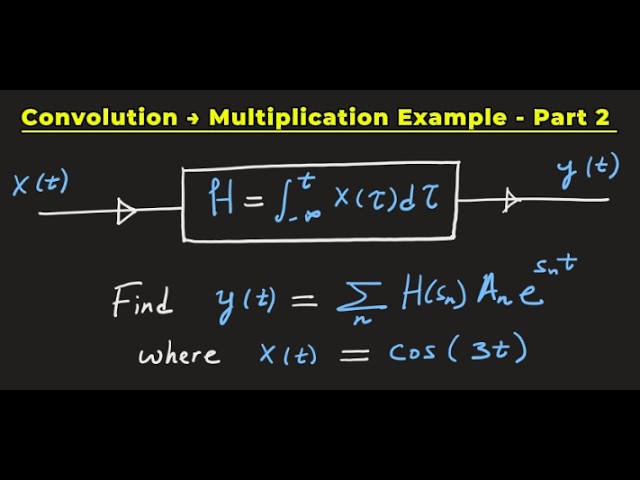 Convolution to multiplication example (part 2) - clearly explained
