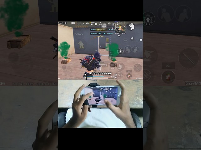 Full squad wipe in second 🔥😱 #pubgmobile #pubg #bgmi #handcam #shorts