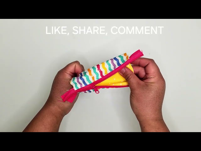 DIY MINI COIN PURSE POUCH SEWING TUTORIAL | FROM TWO 5-INCH SQUARE FABRIC | MY DIY SEWING CRAFTS 