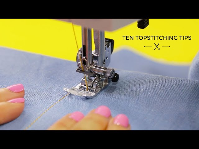 Ten Topstitching Tips