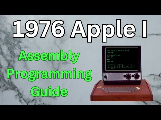 Apple 1 Assembly Programming Guide