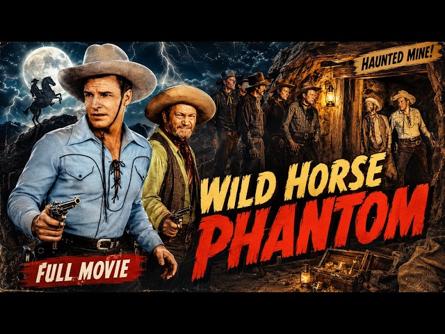 Wild Horse Phantom | Prison Break Leads to Hidden Loot at a Haunted Mine | Classic Western Movie