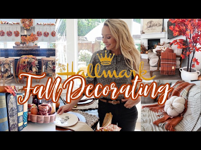🍂 COZY FALL DECORATING 🍂 Make your home feel like a Fall Hallmark movie // 2025 Warm and cozy decor