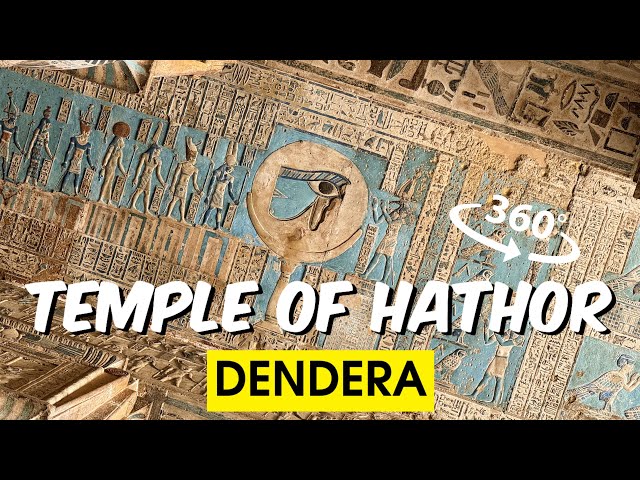 Temple of Hathor at Dendera 360 VR Tour, Ancient Egypt's Most Preserved Temple