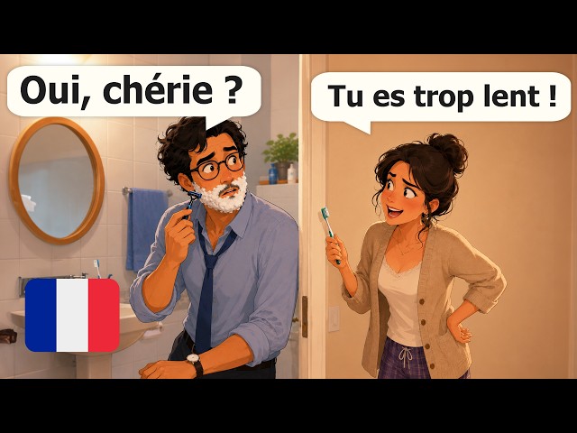 30 Minutes of Daily French Conversations (A1-B1) Daily Routine and Family