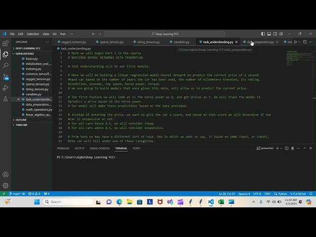 Python Papi / TensorFlow Day 20 - Building Neural Networks - Part 1