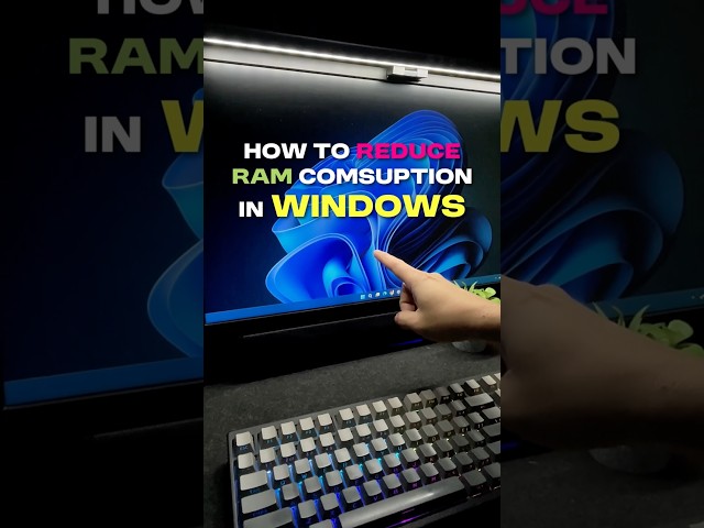 How to Reduce Ram Consumption in Windows #techtips #windows