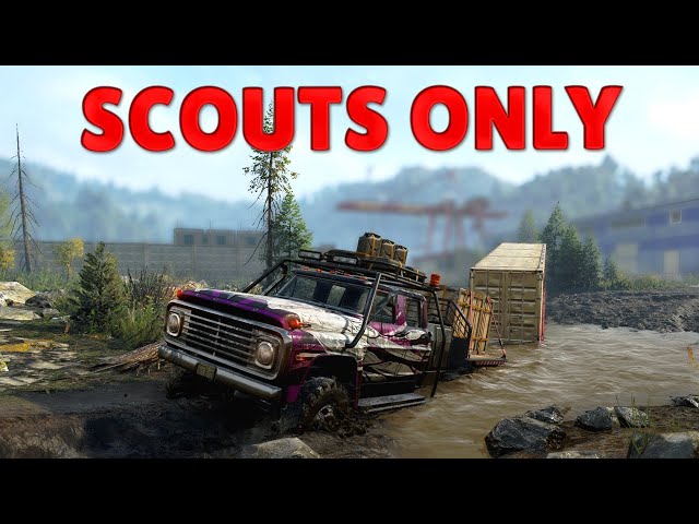 Completing A Region Using Only Scouts | SnowRunner