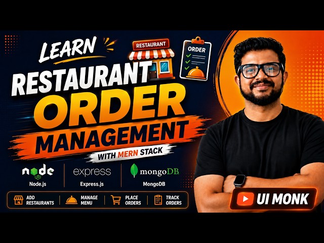 Ep7 - Food Order Management System | MERN Stack Project