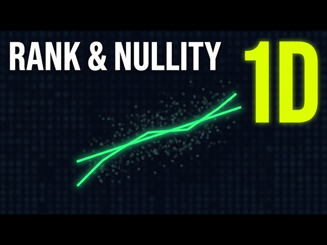 Your Data Has Fewer Dimensions Than You Think | Rank and Nullity