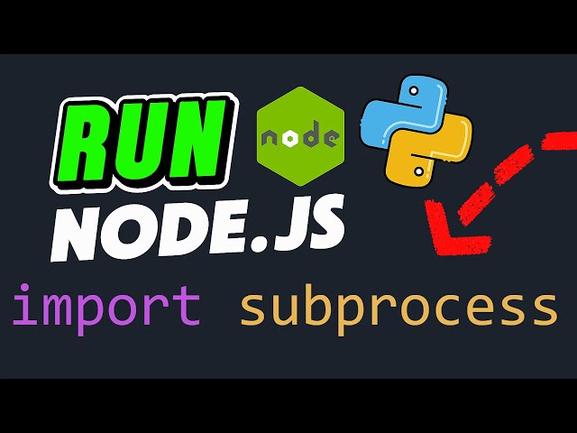 Run a Node.js App from Python — And Send It a Message! 🧠⚡