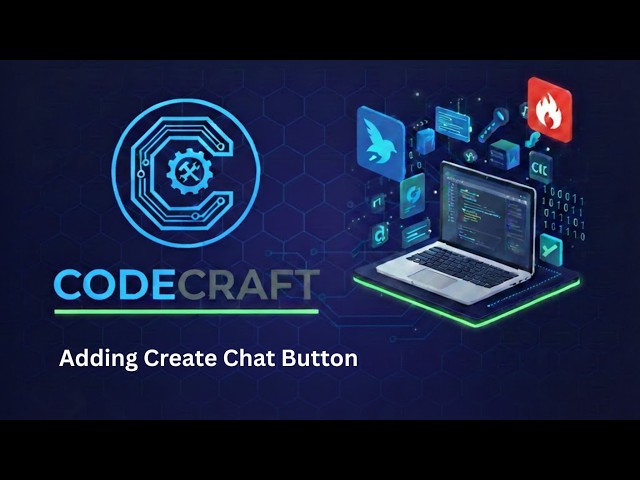 Add Create Chat Button in Flutter 🔥 Firebase Chat App UI Tutorial | CodeCraft (part 94)