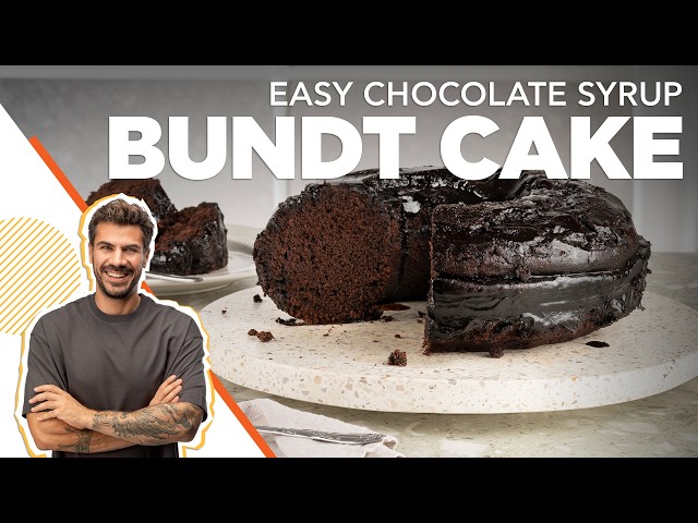 Easy Chocolate Syrup Bundt Cake | Baking With Akis