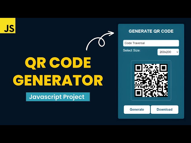 How to build QR Code Generator in JavaScript