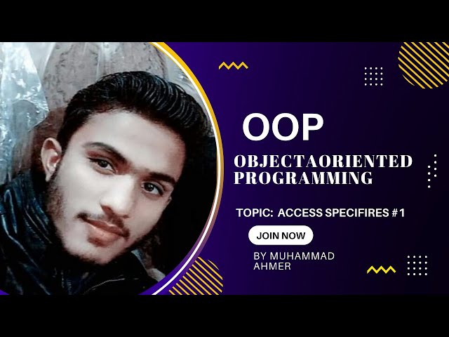 Access specifier in Object Oriented Programming (OOP) in Urdu/Hindi