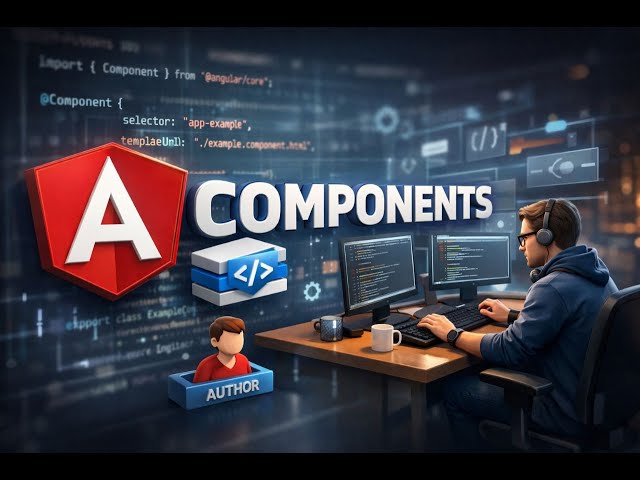 Angular components explained in under 2 min !!!