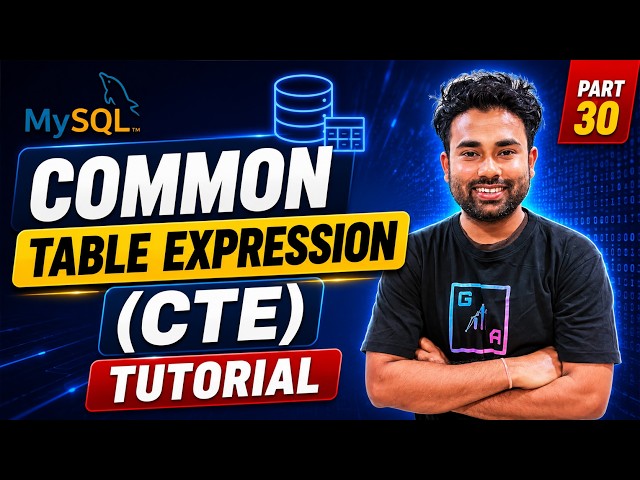 MySQL Common Table Expression (CTE) Tutorial | WITH Clause vs VIEW Explained | SQL Part 30