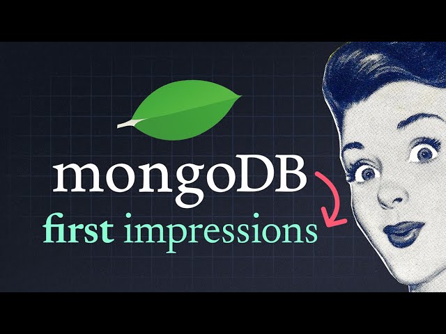 MongoDB first impressions