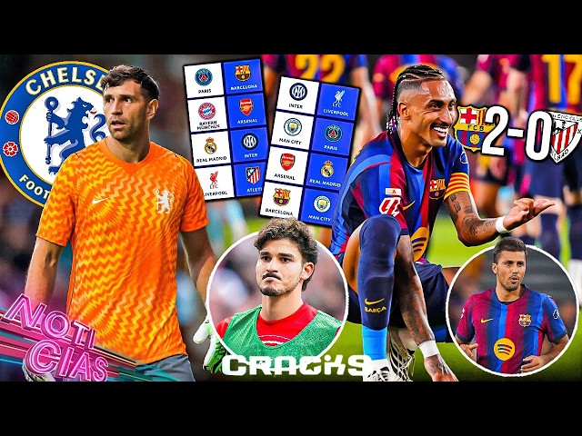 Raphinha strikes again! Rodri debuts | Things get heated over Julián! | Dibu to Chelsea | UCL set