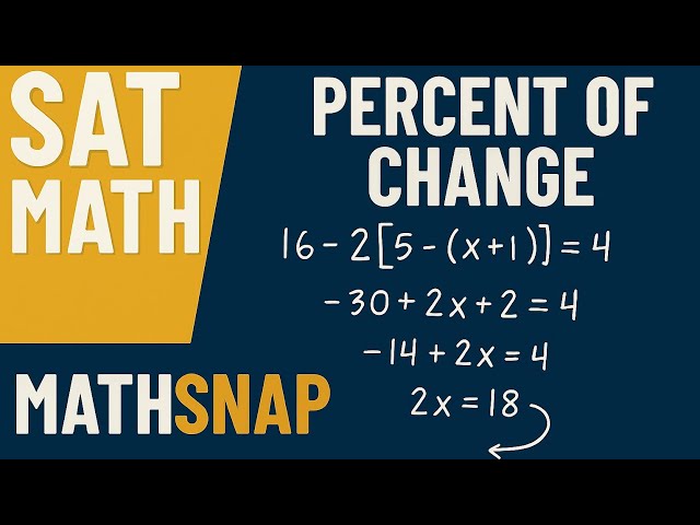 Percent | 1-6  Chapter 7 Practice Test | Acing the New  SAT MATH book