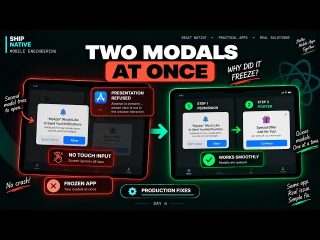 My App Froze Without Crashing: Two Modals at Once | React Native