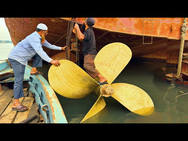 Amazing Manufacturing Process of Ship Propellers || How to Make Ships Propeller