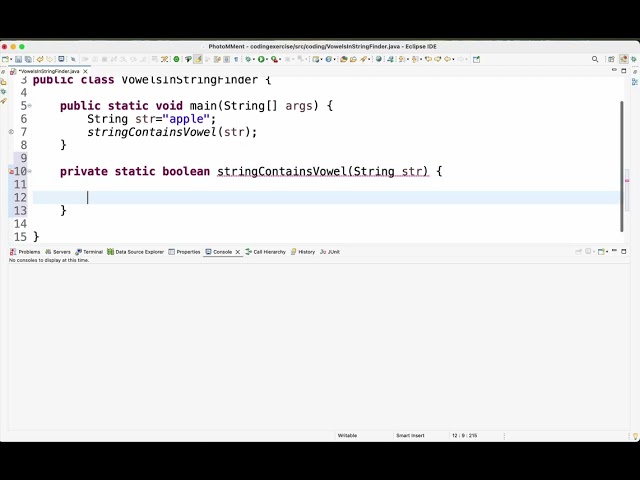Find Vowels in String using Java Programming Language