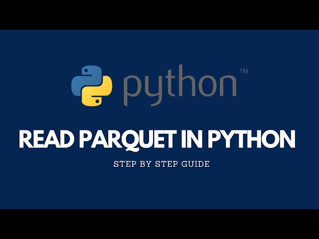 Reading Parquet Files in Python
