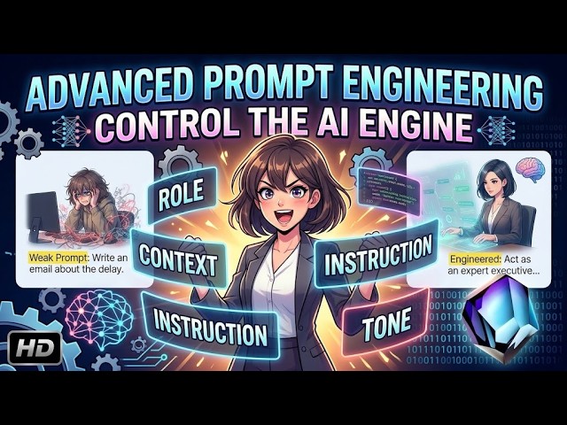 Advanced Prompt Engineering Masterclass: Control the AI Engine & Output | prompt engineering tutoria