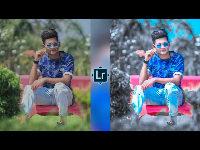 Lightroom - Black And Blue Tone Photo Editing || Ghaus Editz