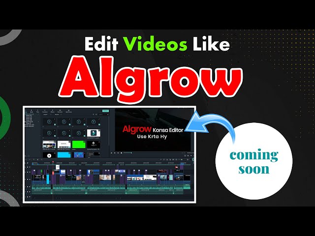 How to edit video like Algrow | @Algrow video editing | Algrow konsa software use krta hy