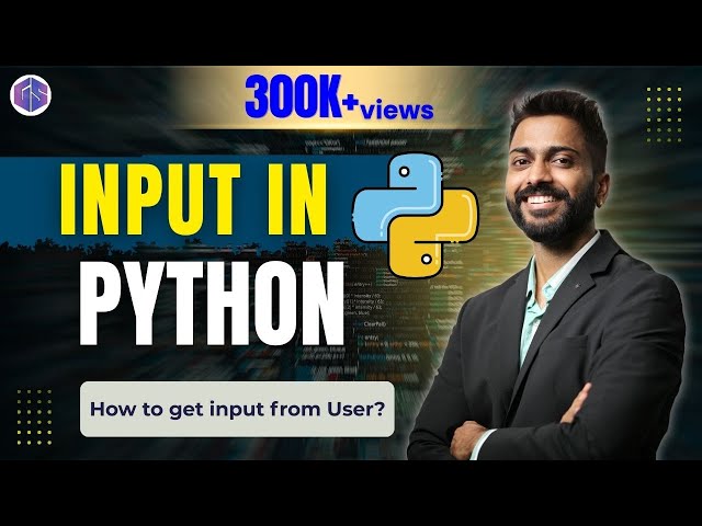 Lec-3: Input from User in Python 🐍 | Input() in Python 🐍 | Python for Beginners 💻