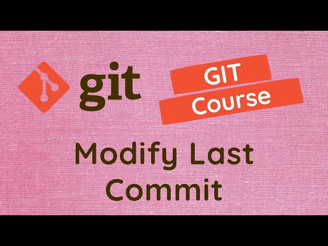 19. Modify or Change the last or latest commit using the amend command in the GIT Project - GIT