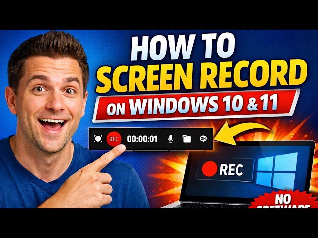 How to Screen Record on Windows 11 Without Software