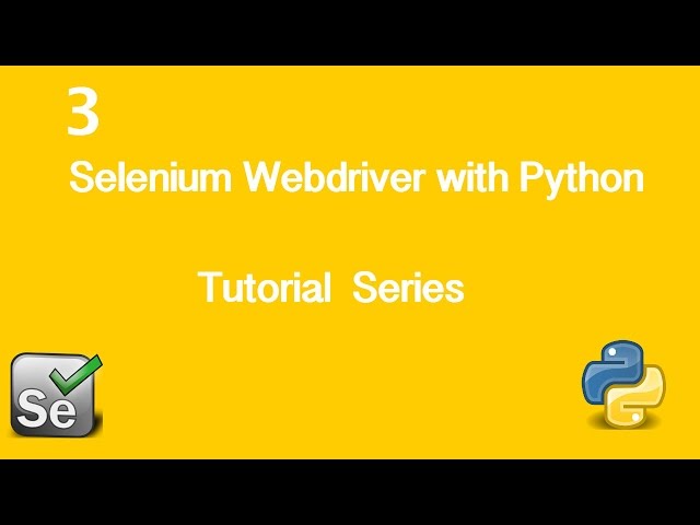 3. Selenium Webdriver with Python Tutorial - How to install ChromeDriver on MAC