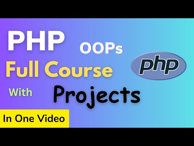 Complete PHP Object-Oriented Programming (OOP) Course in HINDI