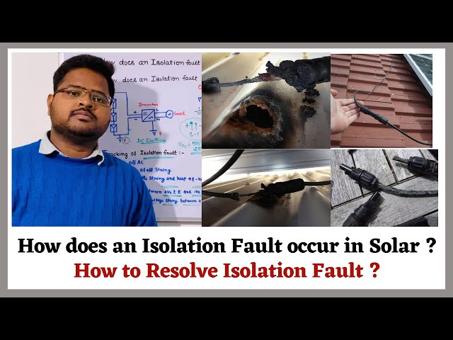 How does an Isolation Fault occur in a solar system ? // How to Resolve Isolation Fault ?