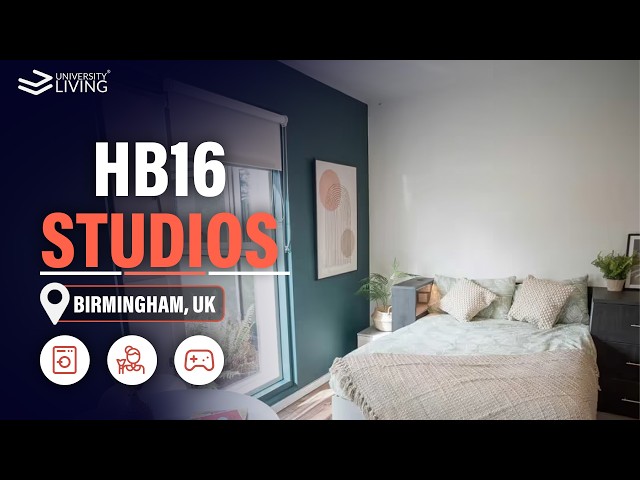 B16 Studios Edgbaston | Student Accommodation Tour Near University of Birmingham | Study in UK
