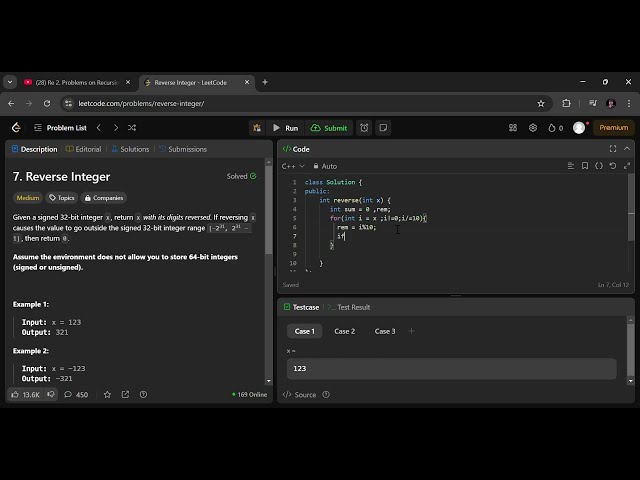 Reverse Integer | |  LeetCode