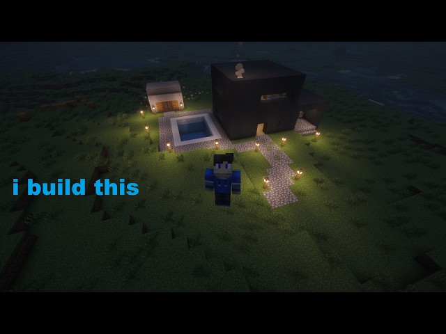 Building a house #minecraftbuilding