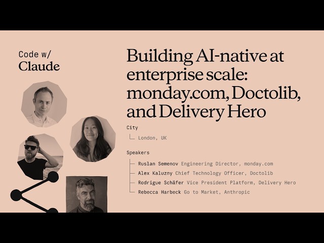 Building AI-native at enterprise scale: monday.com, Doctolib, and Delivery Hero