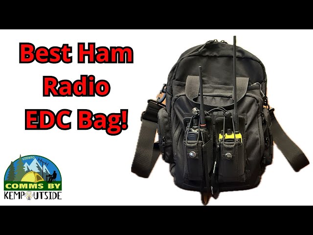 Best Ham Radio Every Day Carry Bag | How to Carry 2 Ham Radio HTs Everyday