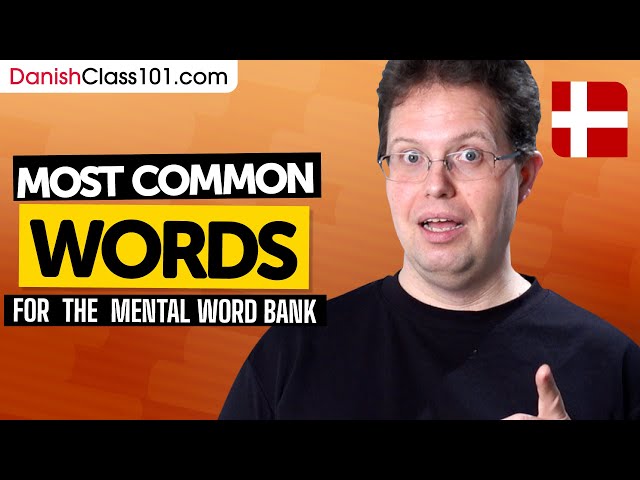 Vocabulary Drills! 500 Most Common Words in Danish!