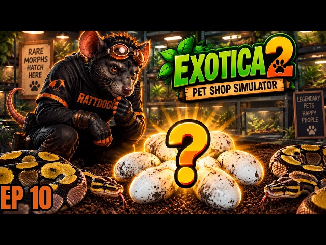 There’s a Secret Snake?! | Exotica 2: Pet Shop Simulator LIVE