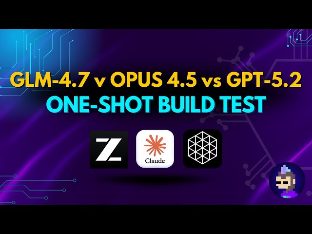 GLM-4.7 vs Opus 4.5 vs GPT-5.2: One-Shot Build Test (Very Different Results)