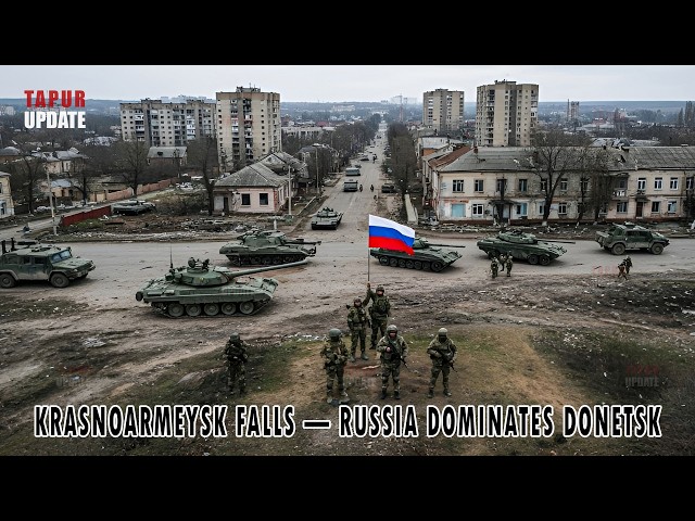 Russia Seizes Krasnoarmeysk — Ukraine’s Donetsk Defense Line Collapses