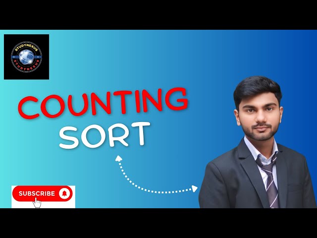 Counting Sort | Easiest explanation with example