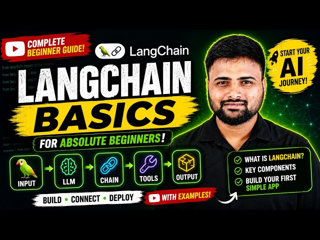 LangChain ఎలా వర్క్ చేస్తుంది? | Complete Basics in Telugu