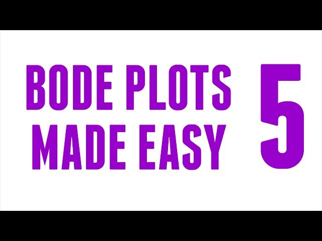 Drawing Bode Plots: Real pole not at origin (Part 5)