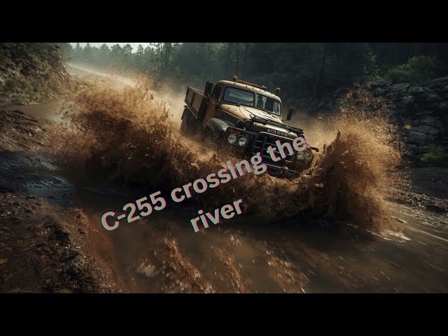 “Insane River Crossing in MudRunner! C-255 Truck Power Test 🌊🚚”